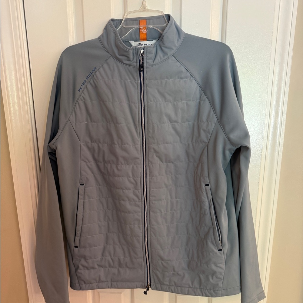 Peter Millar Like-New Gray Hyperlight Merge Perfo… - image 1